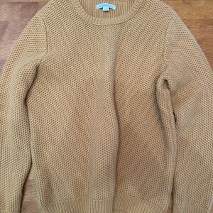 Outerknown Men's Crewneck Sweater in Camel